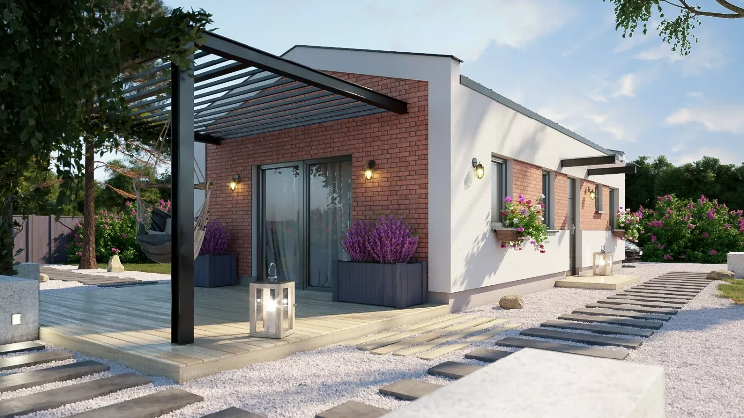 projekt domu BUNGALOW 220