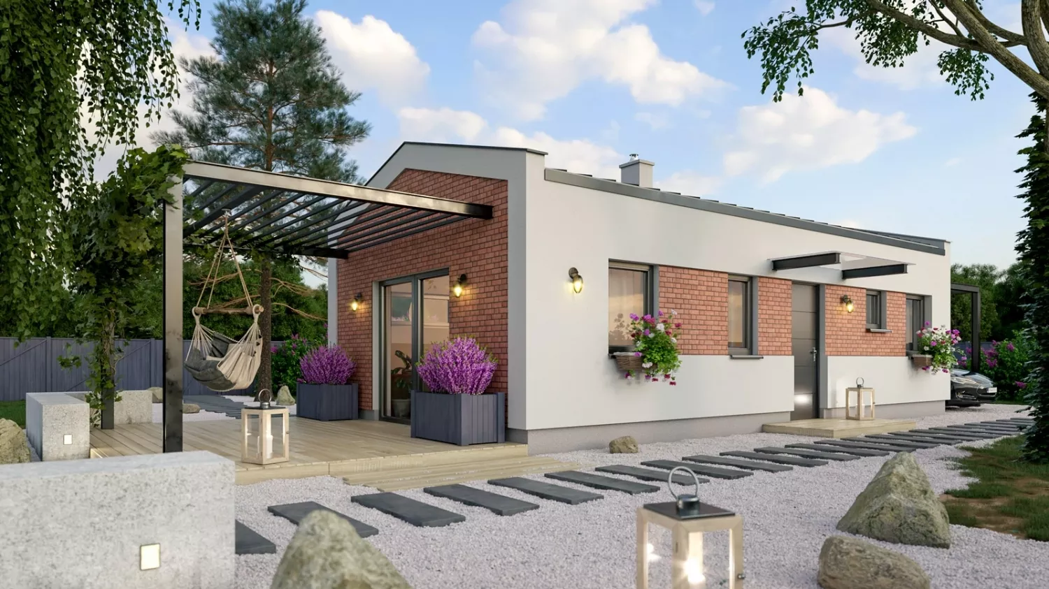 projekt domu BUNGALOW 220